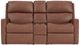 Flexsteel® Customizable Catalina Leather Manual Reclining Loveseat with Console-5