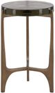 Dovetail Furniture Corentin Antique Brass Side Table-0