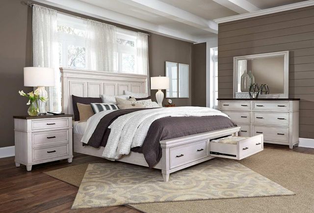 Bed frame side rails and footboard