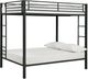dhp furniture® Sidney Black Full/Full Bunk Bed-0