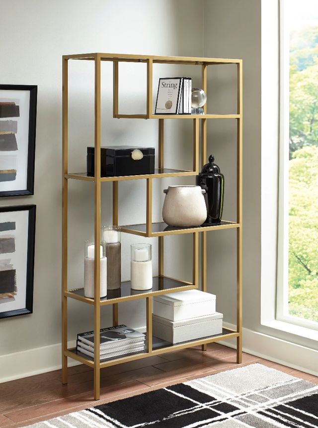 Signature Design by Ashley® Frankwell Gold Bookcase-2