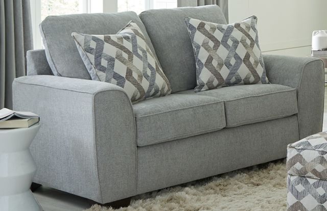 Peak Living Roman Steel Loveseat-0