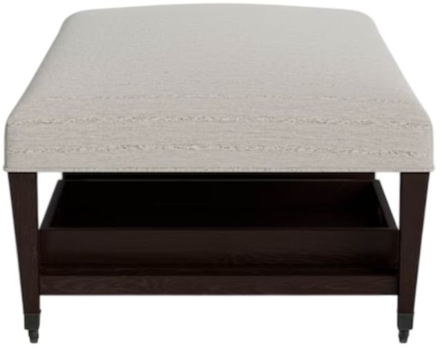 Bassett® Furniture Customizable Kara 51" Ottoman with Trays-2