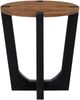 Signature Design by Ashley® Hanneforth Brown End Table with Black Base-1