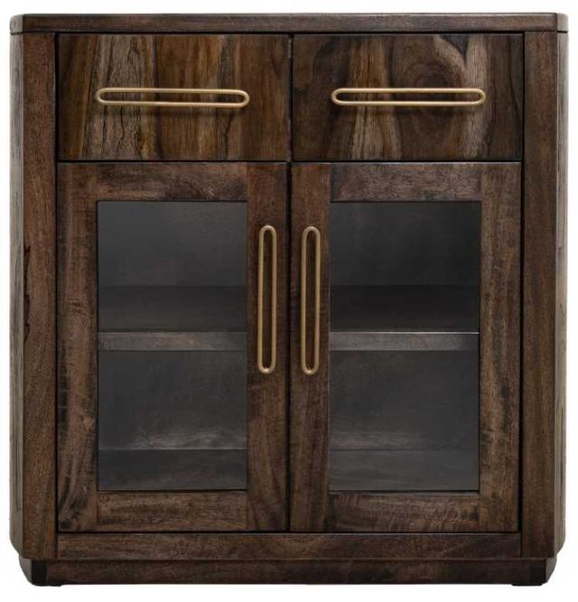 International Furniture Direct Balam Stained Dark Server-3