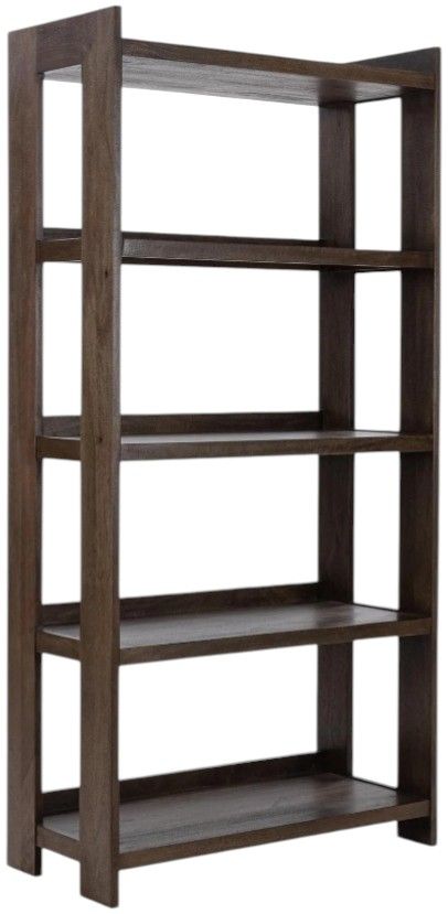 Classic Home Marine Cocoa Brown Bookcase-0