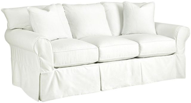 Craftmaster® Customizable Soft Haven Slipcover Sofa-0