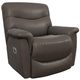 La-Z-Boy® James Walnut Leather Power Rocking Recliner with Headrest-0