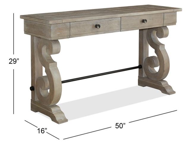 Magnussen Home® Tinley Park Dovetail Grey Sofa Table-2