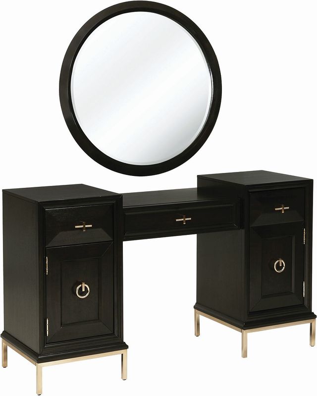 Coaster® Formosa Americano Round Vanity Mirror-1