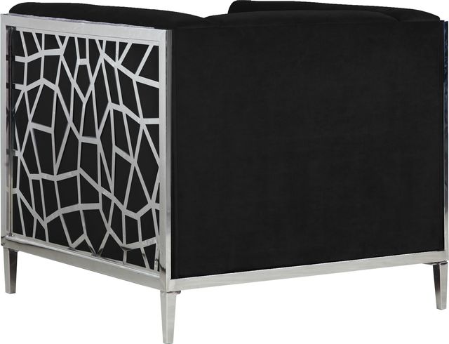 Meridian Furniture Opal Black Velvet Chair-1
