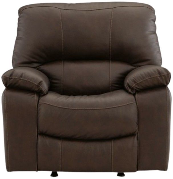 Signature Design by Ashley® Leesworth Dark Brown Power Rocker Recliner-1