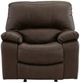 Signature Design by Ashley® Leesworth Dark Brown Power Rocker Recliner-1