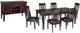 Signature Design by Ashley® Haddigan 8-Piece Dark Brown Dining Set-0