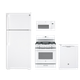 GE® 4 Piece White Kitchen Package-0