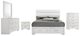 Coaster® Felicity 5-Piece White High Gloss Queen Bedroom Set -0
