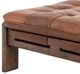Four Hands Halston Heirloom Sienna/Terra Brown Ottoman-4