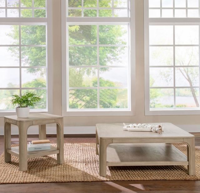 Coaster® Solano 2-Piece Weathered Mango Square Occasional Table Set-1