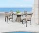 CabanaCoast® Customizable Cove Synthetic Fiber 48" Outdoor Round Bar Table-4