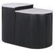 Zuo® Modern Ormara 2-Piece Black/White Side Table Set-0