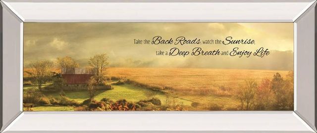 Classy Art Enjoy Life by Lori Deiter Mirrored Frame Wall Art-0