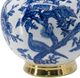 A & B Home Blue/Gold/White Vase-2