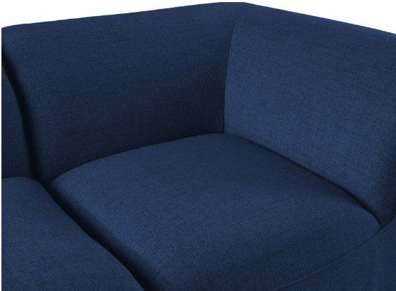 Meridian Furniture Miramar 7-Piece Navy Modular Sectional Sofa Set-3