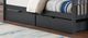 IFDC Gray Youth Single/Double Bunk Storage Bed-1