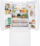 GE® 33" 18.6 Cu. Ft. White Counter Depth French Door Refrigerator-3