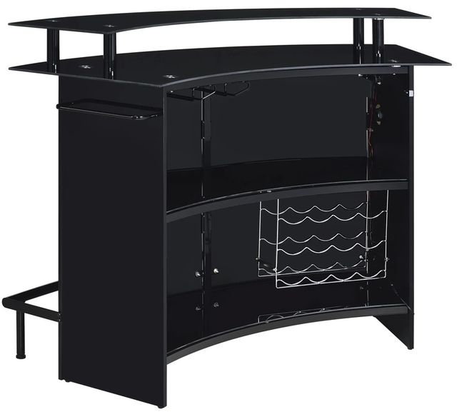 Elements International Valentina Black Bar Table-0