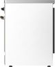 Ilve® Majestic III 30" White Pro Style Induction Range with Triple Glass Door and Burnished Trim-3