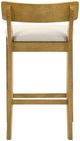 Armen Living Merie Amber Glow/White Counter Stool-4