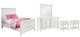 Signature Design by Ashley® Kaslyn 5-Piece White Queen Panel Bed Set-0