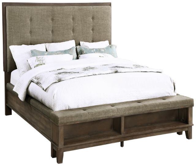New Classic® Home Furnishings Cagney 4-Piece Vintage Queen Panel Bedroom Set-2