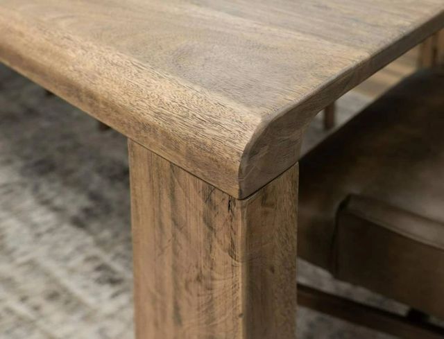 International Furniture Direct Xel-Ha Dark Hay Brown Dining Table-2