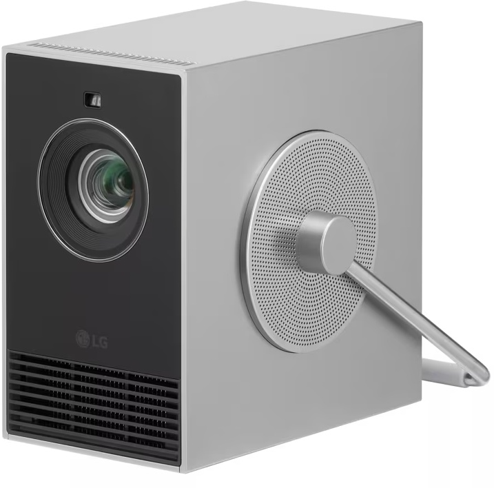 プロジェクター LG CineBeam Q LG、手のひらサイズの4Kレーザープロジェクター「LG CineBeam Q
