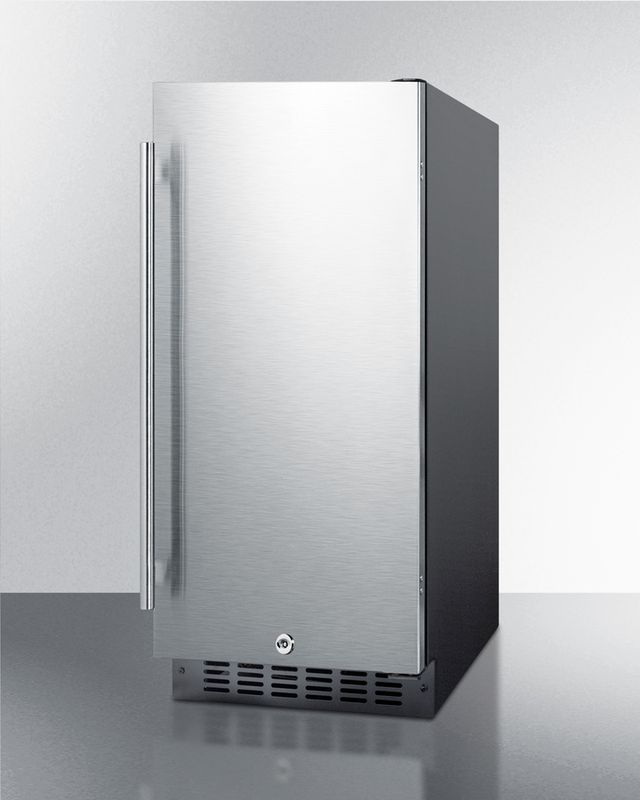 Summit® 3.0 Cu. Ft. Stainless Steel Outdoor Refrigerator-1