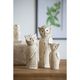 A & B Home 3-Piece Off-White Owl Set-1