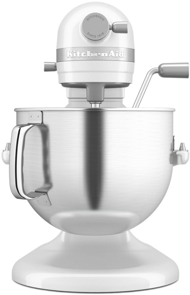KitchenAid® White 7 Quart Bowl-Lift Stand Mixer-1