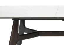 Natuzzi Editions Plettro Brown Ash Rectangular Extendable Dining Table-1