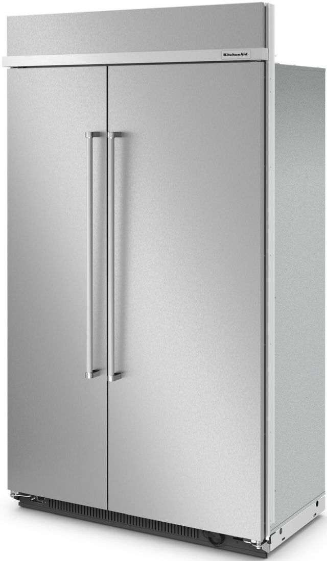 KitchenAid® 48 in. 30.0 Cu. Ft. Stainless Steel with PrintShield™ Finish Counter Depth Side-by-Side Refrigerator-4