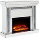 ACME Furniture Noralie Mirrored 42" Electric Fireplace-0