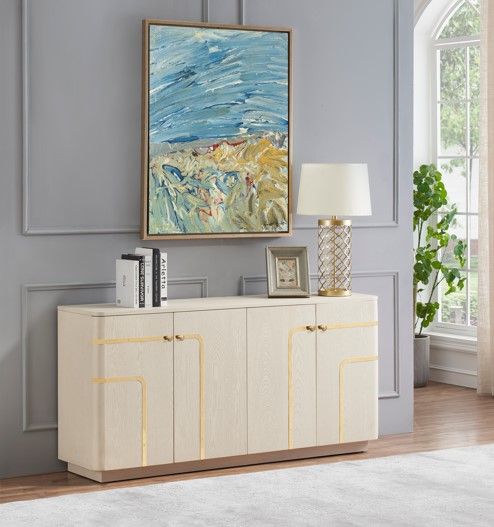 Coast2Coast Home™ Chatsworth Cream Credenza-1