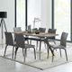 Armen Living Lyon 2-Piece Gray Dining Chairs-4