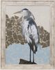 Stylecraft Mosaic Heron-Await Textured Framed Print -0