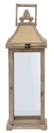 A & B Home Ivona 2-Piece Beige Garden Decorative Lantern Set-1