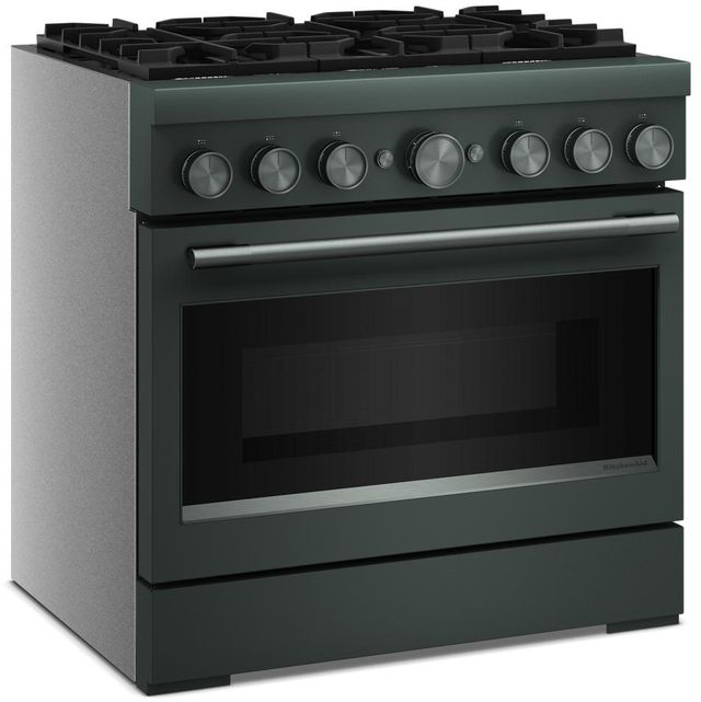 KitchenAid® 36" Juniper 6 Burner Pro Style Dual Fuel Range with No Preheat Air Fry Mode-2