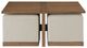 Homelegance® Sienna Brown/Light Gray Cocktail Table-2