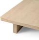 Classic Home Melina 2-Piece Coastal Drift 63" Coffee Table-5