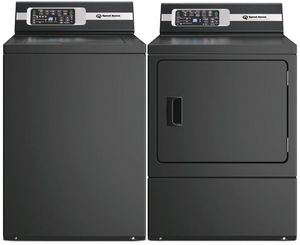 Speed Queen Matte Black Laundry Pair